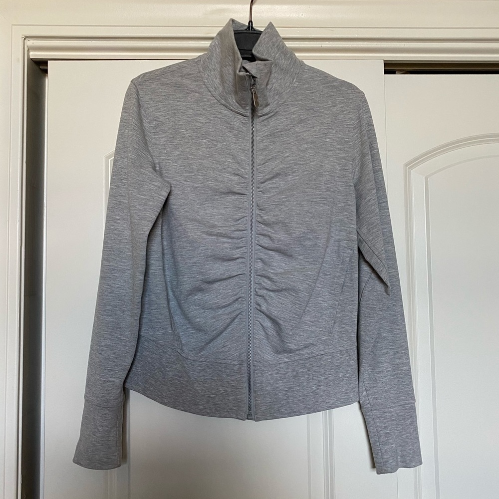 Lululemon heathered gray jacket Sz  8 New